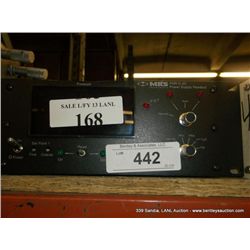 MKS PDR C 2C POWER SUPPLY READOUT (print sequence:) L-168