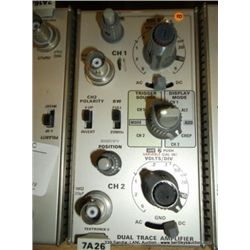 TEKTRONIX 7A26 DUAL TRACE AMPLIFIER PLUG IN