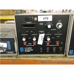 ISCO LC 2600 SYRINGE PUMP (print sequence:) L-127