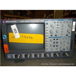 LECROY 9314A QUAD 400 MHZ OSILLOSCOPE (print sequence:) 53876 S799472