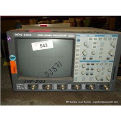 LECROY 9314A QUAD 400 MHZ OSILLOSCOPE (print sequence:) 53871 S799472