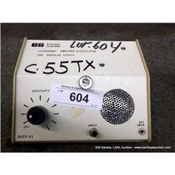ES BUCH 81 ULTRASONIC AMPLIFIER OSCILLATOR