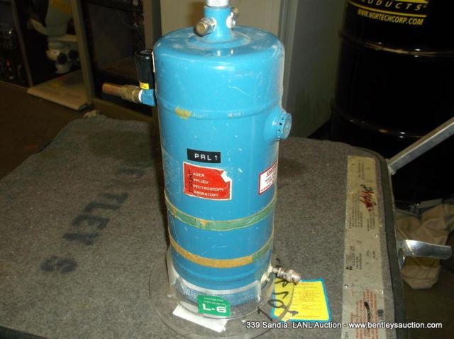 RAYTHEON HIGH VACUUM CONTAINER
