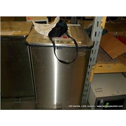 RUBBERMAID STAINLESS STEEL WASTEBASKET (print sequence:) 53962