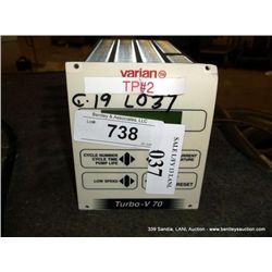 VARIAN TURBO V 70 GAUGE (print sequence:) L-037