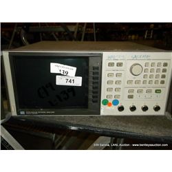 HP 8757A SCALER NETWORK ANALYZER (print sequence:) L-139