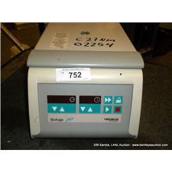 HERAEUS BIOFUGE PICO CENTRIFUGE (print sequence:) 2254