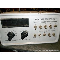 RFM XMTR REMOTE UNIT