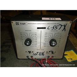 KNIGHT RESISTANCE CAPACITANCE SUBSTITUTION BOX