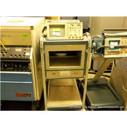 TEKTRONIX TDS 460 A 4 CHANNEL DIGITIZING OSCILLOSCOPE W/ CART (print sequence:) 1300344
