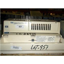 GBC ELECTRIC IMAGE MAKER 3000 BINDER (print sequence:) 28475