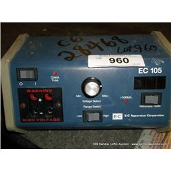 ECAC EC 105 PUMP CONTROL (print sequence:) 28468