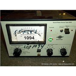 B & K 4205 SOUND POWER SOURCE