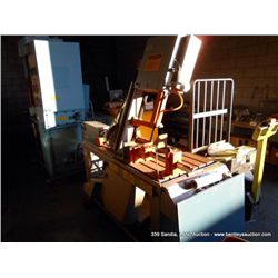 H.E.M. MODEL # V100M BAND SAW, S/N: 376792 (print sequence:) 54008