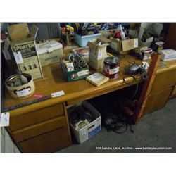 OAK OFFICE DESK (print sequence:) 53677