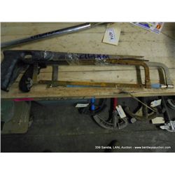 LOT: HANDSAWS & FILE, 4X THE MONEY