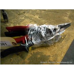 LOT: TIN SNIPS, 3X THE MONEY
