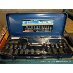 WILMAR 25 PC 1/2" DRIVE COMBO SOCKET SET