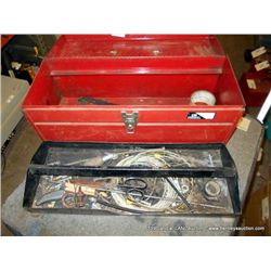 TOOLBOX W/ MISCELLANEOUS HARDWARE