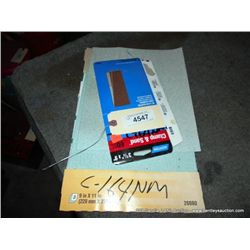 LOT: ASSORTED SAND PAPER