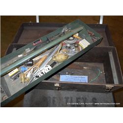 TOOLBOX W/ MISCELLANEOUS HAND TOOLS