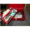 Image 1 : TOOLBOX W/ MISCELLANEOUS HAND TOOLS