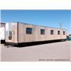 Image 1 : 14' X 60' 5 Axle Office Trailer, w/ Ward Wall Mount AC Unit & Individual Offices 1300376