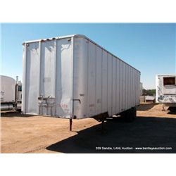 Strick 30' Storage Van Trailer No Title, Several Flat Tires