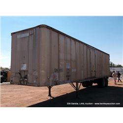 Strick 40' FlexiVan Trailer, Model 04053568FV1 Serial #: B12623