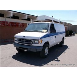 2001 Ford E350 Cargo Van, 190,049 Miles VIN: 1FTSE34L21HA64141 Full-Size, RWD, V8, 5.4L, Triton V8, 