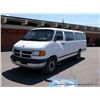 Image 1 : 2000 Dodge 3500 Ram Wagon, 76,586 Miles VIN: 2B5WB35Y1YK150268 Full-Size, RWD, V8, 5.2L, Title # 071