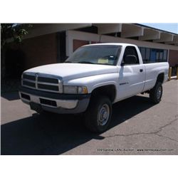 1999 Dodge 2500 Ram Pickup, 4WD, 171,416 Miles VIN: 3B7KF26Z7XM579424 Pickup, 4WD, V8, 5.9L, Magnum 