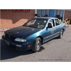 1995 Nissan Altima, 139,271 Miles VIN: 1N4BU31D2SC198233 Sedan, FWD, I4, 2.4L, Left Rear Window is B