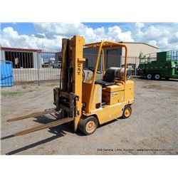 Caterpillar Model # T50B Type C 5,000 LB Forklift, Serial #: 13N2458, 1,267 Hours, 2 Keys