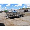 Image 1 : 2005 J & B 19' Trailer w/ Cage, Dual Axles VIN: 1J9SU162851287122