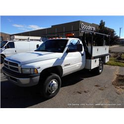 2002 Dodge 3500 Ram V10 Magnum Truck, 173,472 Mile VIN: 3B6MC36W02M308828 Chassis & Cab, ST 2WD, 8.0