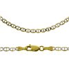 Image 1 : 16" 14k Gucci-Mariner Two Tone Chain 3.10Mm Wide 4.0GR