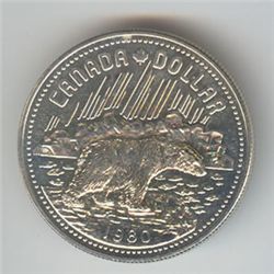 Canada 1980 silver dollar, Arctic Territories