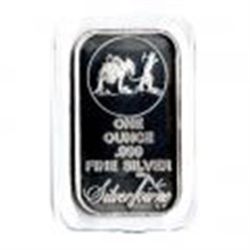 Silvertowne Silver Bullion 1 oz Bar .999 fine