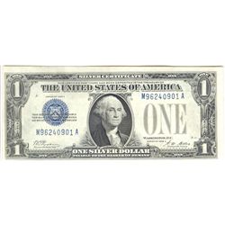 $1 1928A silver certificate, CU