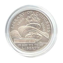 US Commemorative Dollar Uncirculated 2000-P Library of