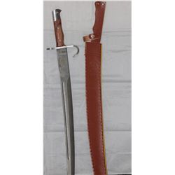 COLLECTORS EDITION FULL TANG MILITARY M8 SWORD WOODEN H