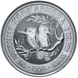 Australian Kookaburra 2 oz. Silver 1994