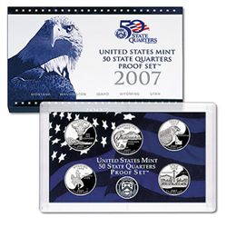 US Proof Set 2007 5pc (Quarters Only)