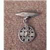 Image 2 : WWII ERA JERUSALEM INSIGNIA ON CHAIN & RETAINER SILVER