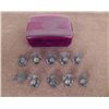Image 1 : WWII US MARINE SCREW BACK DEVICES-I USMC BUTTON+ CASE