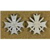 Image 1 : 2 ORIGINAL WAR MERIT NAZI CROSSES W/SWORDS -UNFINISHED