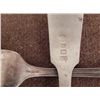 Image 3 : 2 VINTAGE SILVER ITEMS-LADLE & FORK-BOTH WELL MARKED 1