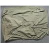 Image 3 : WWII U.S. ARMY PUP TENT-OD CANVAS WITH ROPE LOOPS AND G