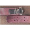 Image 3 : ORIGINAL NAZI LEATHER BELT-SIZE MARKED 105